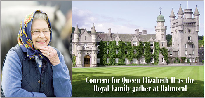 Concern for Queen Elizabeth II as the Royal Family gather at Balmoral
